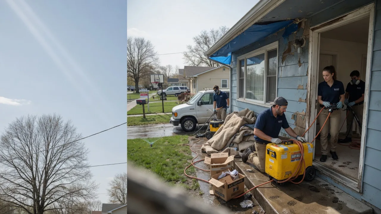 Basement Flood Cleanup in Curtis, AR near me